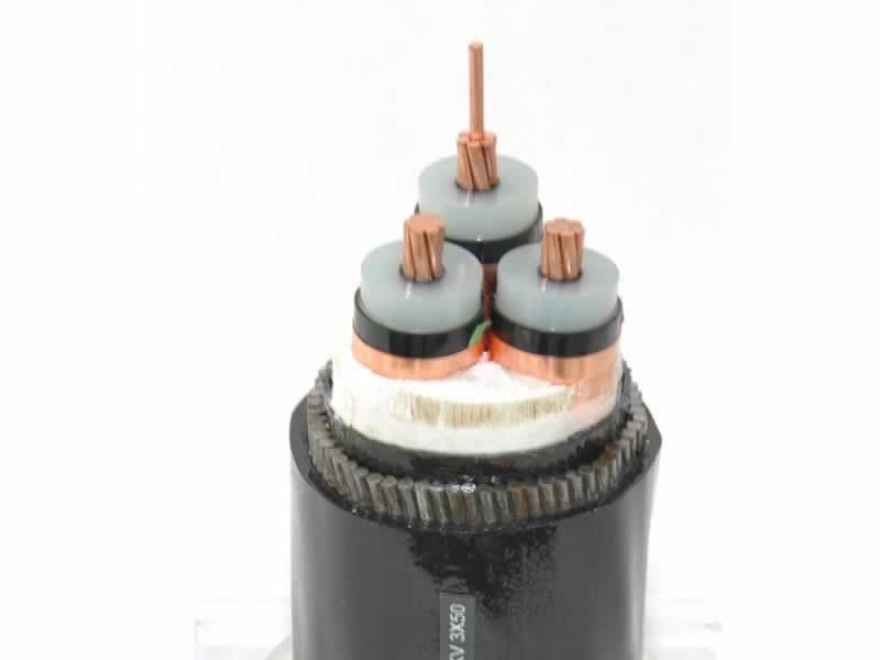 Kabel Retardan Api Asap Rendah Untuk Situasi Kebakaran Cu (Al) / XLPE / CTS (STA) / PVC pemasok