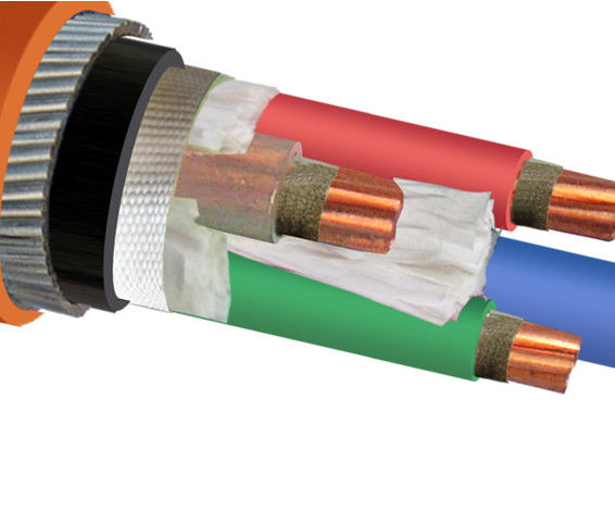IEC 60502 IEC 60228 Kabel Kawat Tembaga / Kabel Daya Listrik Lapis Baja pemasok